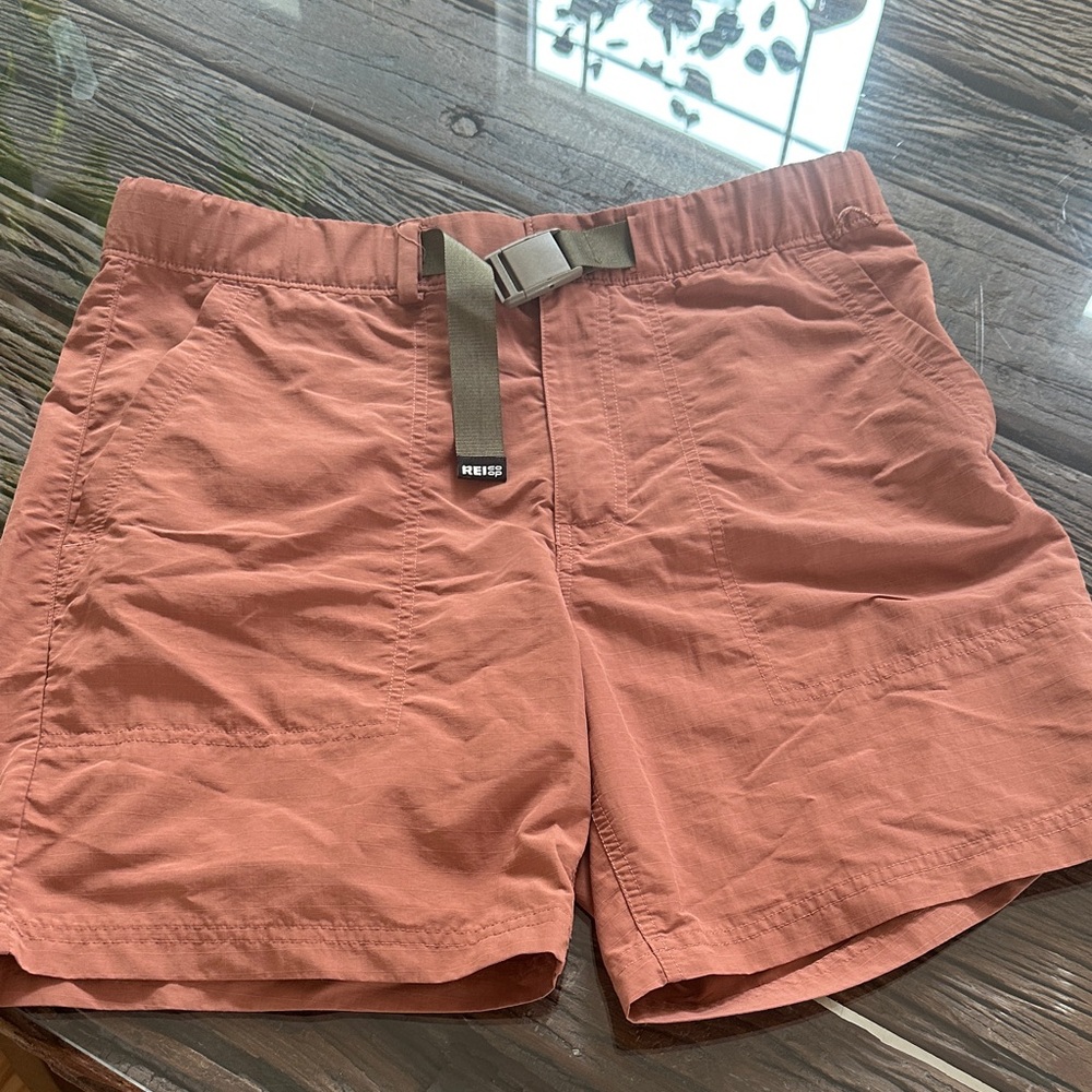 REI Men's Athletic Shorts in Rust